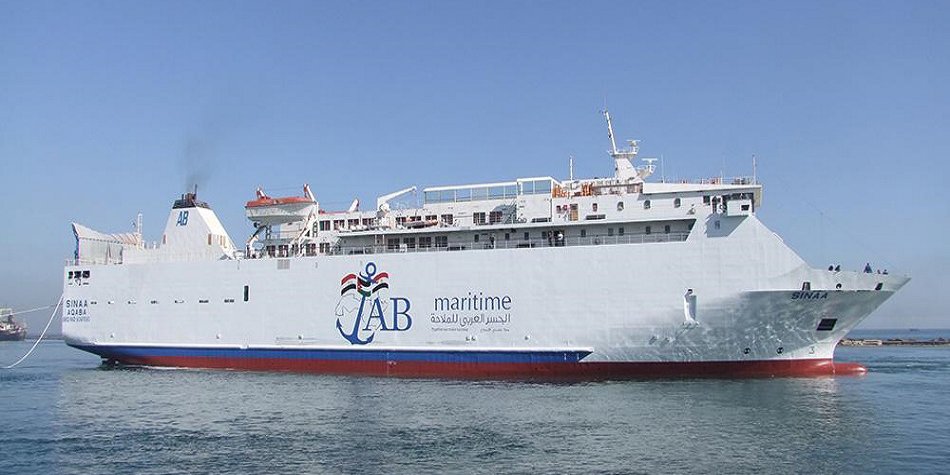 Day Trip to Petra by Ferry route view